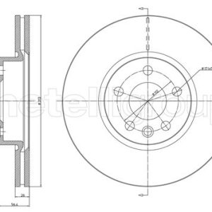 Disc frana METELLI 23-0792 – VW | AutoRival