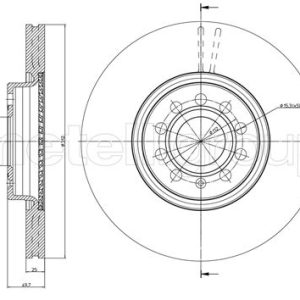 Disc frana METELLI 23-0840C – VW | AutoRival