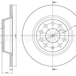 Disc frana METELLI 23-0852C – VW | AutoRival