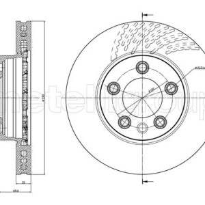 Disc frana METELLI 23-0919C – VW | AutoRival