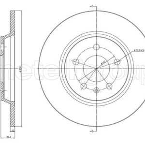Disc frana METELLI 23-1032C – VW | AutoRival