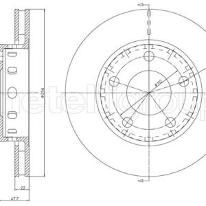 Disc frana METELLI 23-1210C – VW | AutoRival
