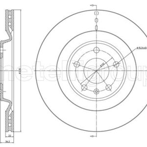 Disc frana METELLI 23-1315C – VW | AutoRival