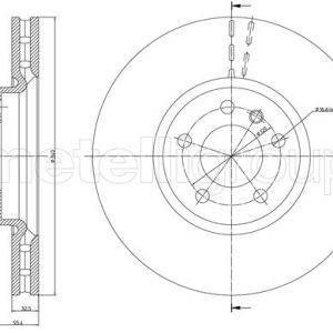 Disc frana METELLI 23-1470C – VW | AutoRival
