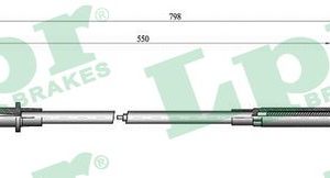 Cablu ambreiaj LPR C0261C – VW | AutoRival