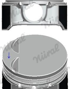 Piston NURAL 87-501800-40 – VW | AutoRival