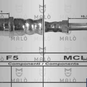 Furtun frana MALO 80228 – VW | AutoRival