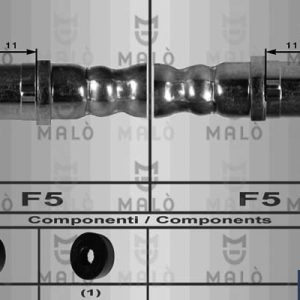 Furtun frana MALO 8057 – VW | AutoRival
