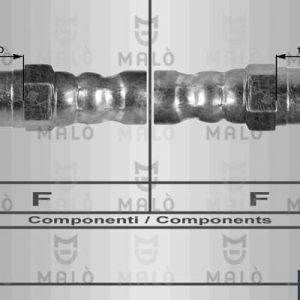 Furtun frana MALO 8229 – VW | AutoRival