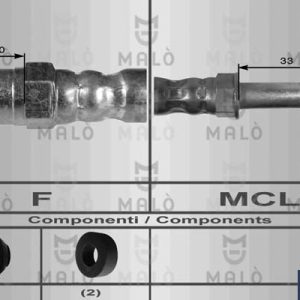 Furtun frana MALO 8551 – VW | AutoRival