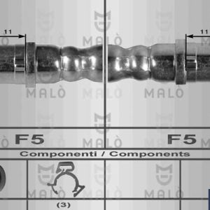 Furtun frana MALO 8971 – VW | AutoRival