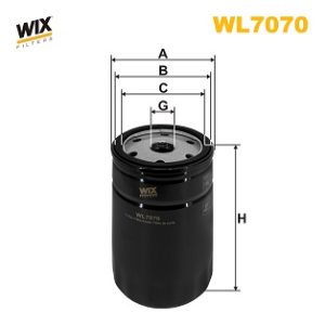 Filtru ulei WIX FILTERS WL7070 – VW | AutoRival