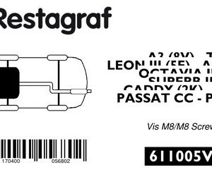 Set clipuri sustinere caroserie RESTAGRAF 611005V – VW | AutoRival