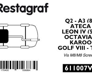 Set clipuri sustinere caroserie RESTAGRAF 611007V – VW | AutoRival