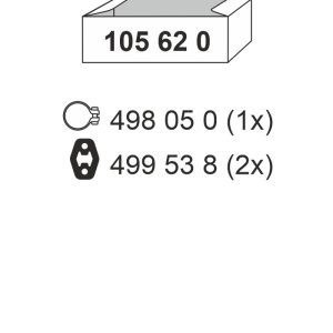 Set montare toba esapament ERNST 105620 – VW | AutoRival