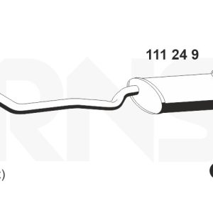 Toba esapament finala ERNST 111249 – VW | AutoRival