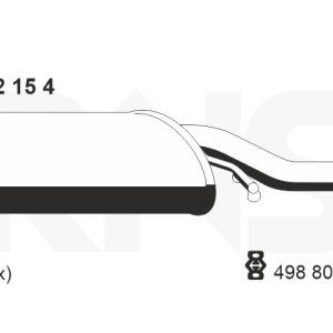 Toba esapament finala ERNST 112154 – VW | AutoRival