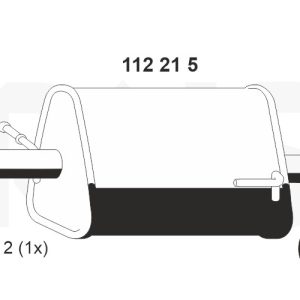 Toba esapament finala ERNST 112215 – VW | AutoRival