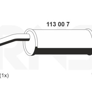 Toba esapament finala ERNST 113007 – VW | AutoRival