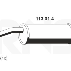 Toba esapament finala ERNST 113014 – VW | AutoRival