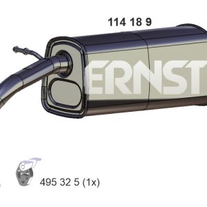 Toba esapament finala ERNST 114189 – VW | AutoRival