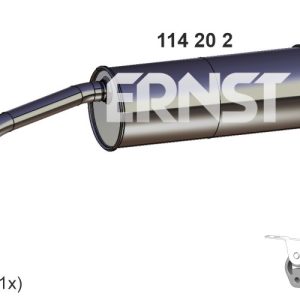 Toba esapament finala ERNST 114202 – VW | AutoRival