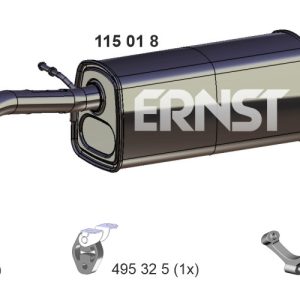 Toba esapament finala ERNST 115018 – VW | AutoRival