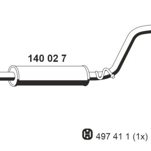 Toba esapamet intermediara ERNST 140027 – VW | AutoRival