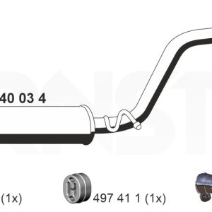 Toba esapamet intermediara ERNST 140034 – VW | AutoRival