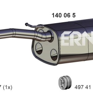 Toba esapament finala ERNST 140065 – VW | AutoRival