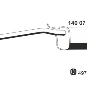 Toba esapament finala ERNST 140072 – VW | AutoRival