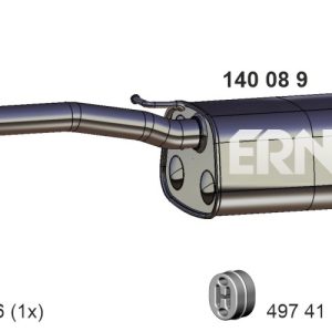 Toba esapament finala ERNST 140089 – VW | AutoRival