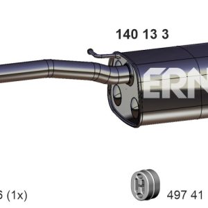 Toba esapament finala ERNST 140133 – VW | AutoRival