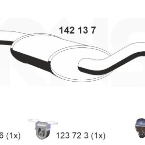 Toba esapamet intermediara ERNST 142137 – VW | AutoRival