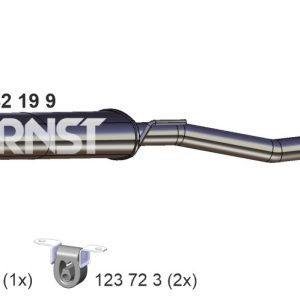 Toba esapament finala ERNST 142199 – VW | AutoRival