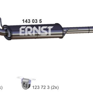 Toba esapament finala ERNST 143035 – VW | AutoRival