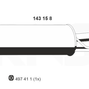 Toba esapament finala ERNST 143158 – VW | AutoRival