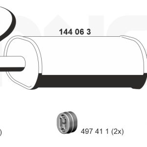 Toba esapamet intermediara ERNST 144063 – VW | AutoRival