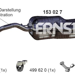 Toba esapament finala ERNST 153027 – VW | AutoRival