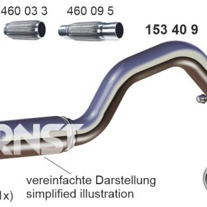 Racord evacuare ERNST 153409 – VW | AutoRival