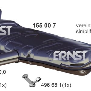 Toba esapament finala ERNST 155007 – VW | AutoRival