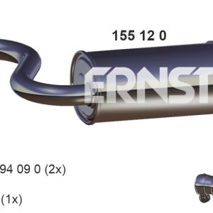 Toba esapamet intermediara ERNST 155120 – VW | AutoRival
