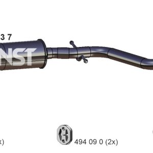 Toba esapamet intermediara ERNST 155137 – VW | AutoRival