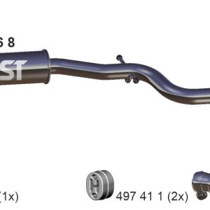Toba esapamet intermediara ERNST 155168 – VW | AutoRival