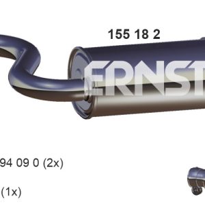 Toba esapamet intermediara ERNST 155182 – VW | AutoRival