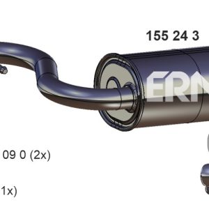 Toba esapamet intermediara ERNST 155243 – VW | AutoRival