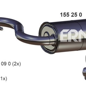 Toba esapamet intermediara ERNST 155250 – VW | AutoRival