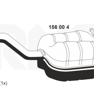 Toba esapament finala ERNST 156004 – VW | AutoRival