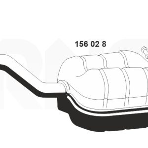 Toba esapament finala ERNST 156028 – VW | AutoRival