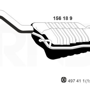 Toba esapament finala ERNST 156189 – VW | AutoRival